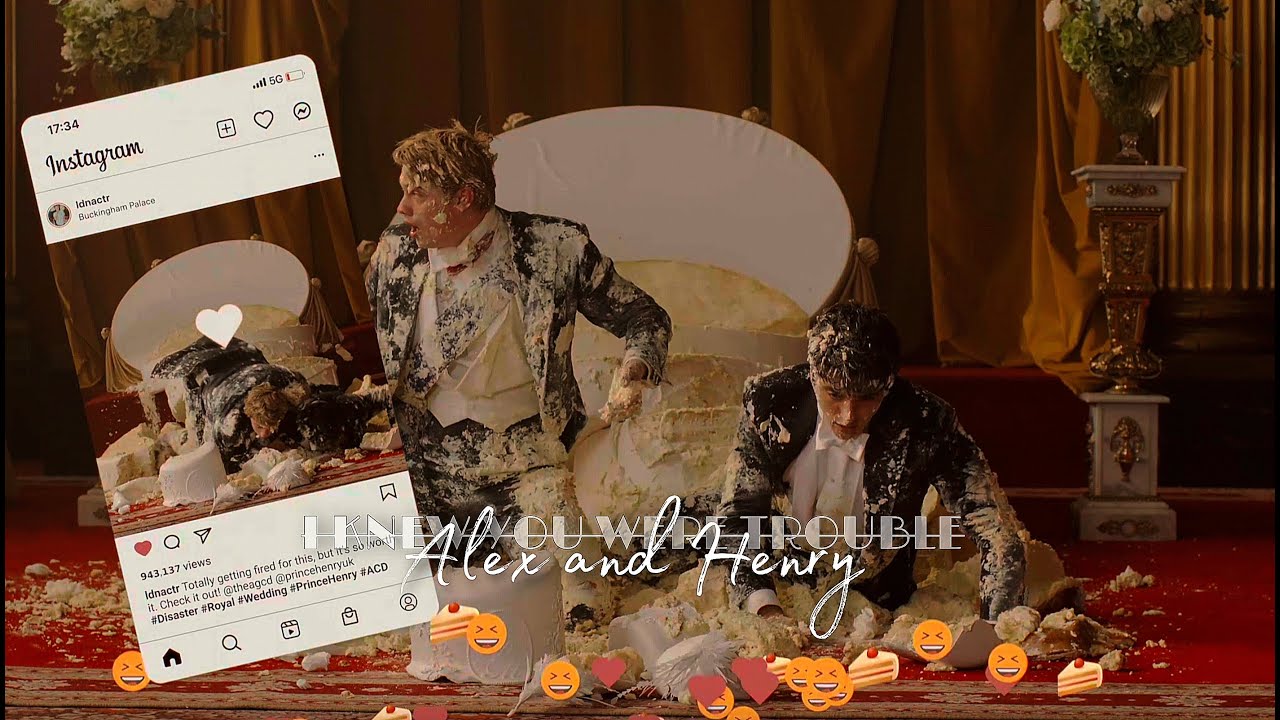 Alex & Henry [red, white and royal blue] - I knew you were trouble