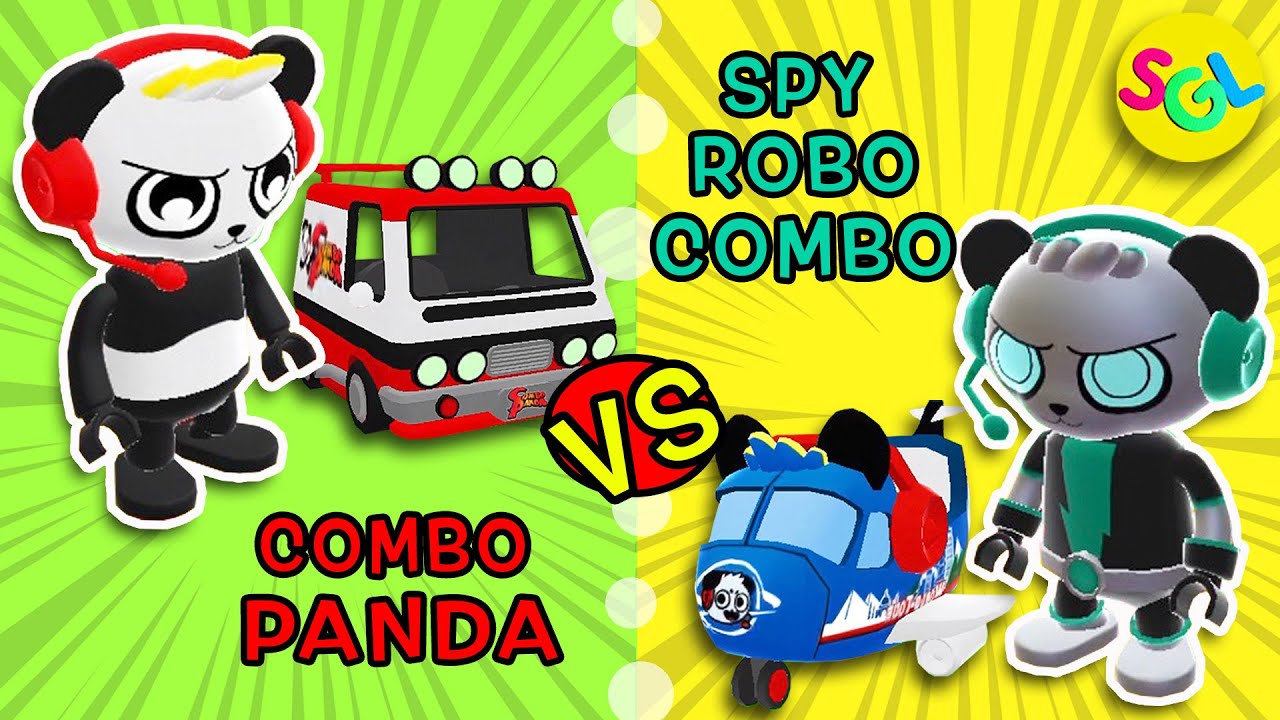 TAG WITH RYAN Combo Panda VS Spy Robo Combo Racing Game | SGL Gameplay