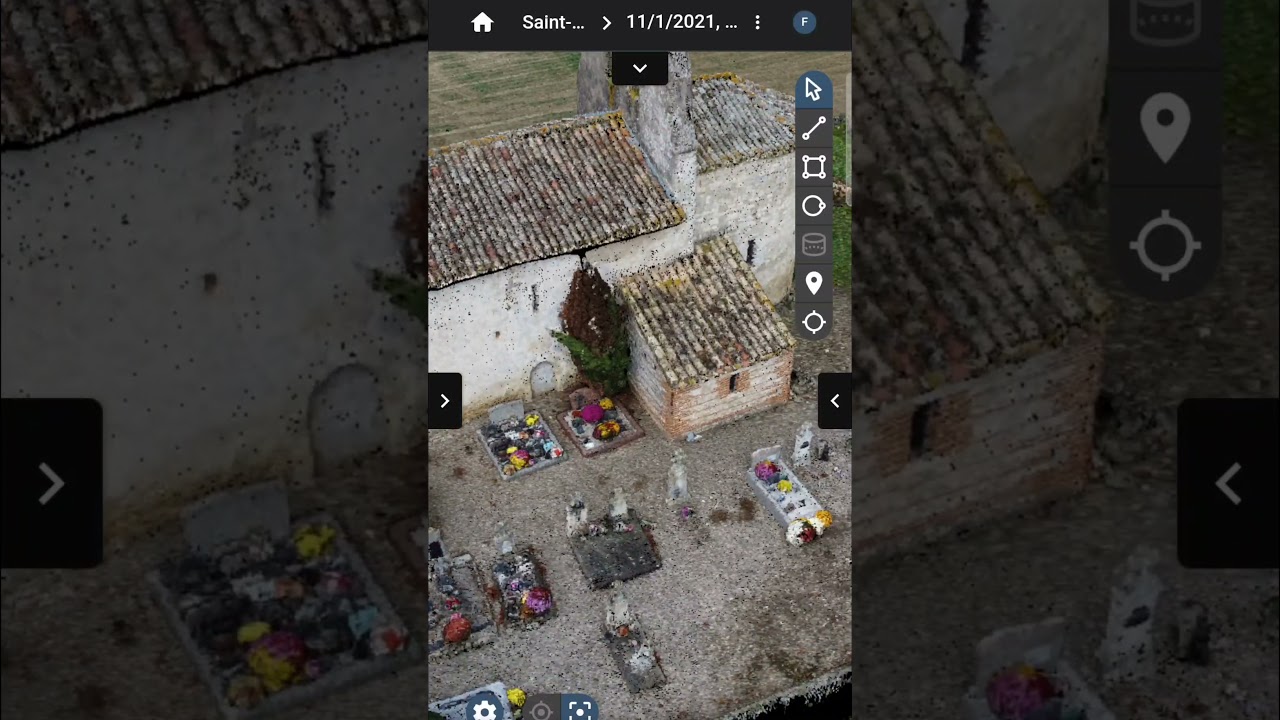 Photogramm&eacute;trie &eacute;glise avec DJI Mini 2 #shorts