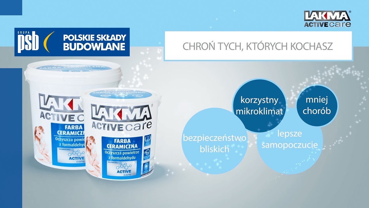 Farba ceramiczna ACTIVE CARE - Lakma Sat
