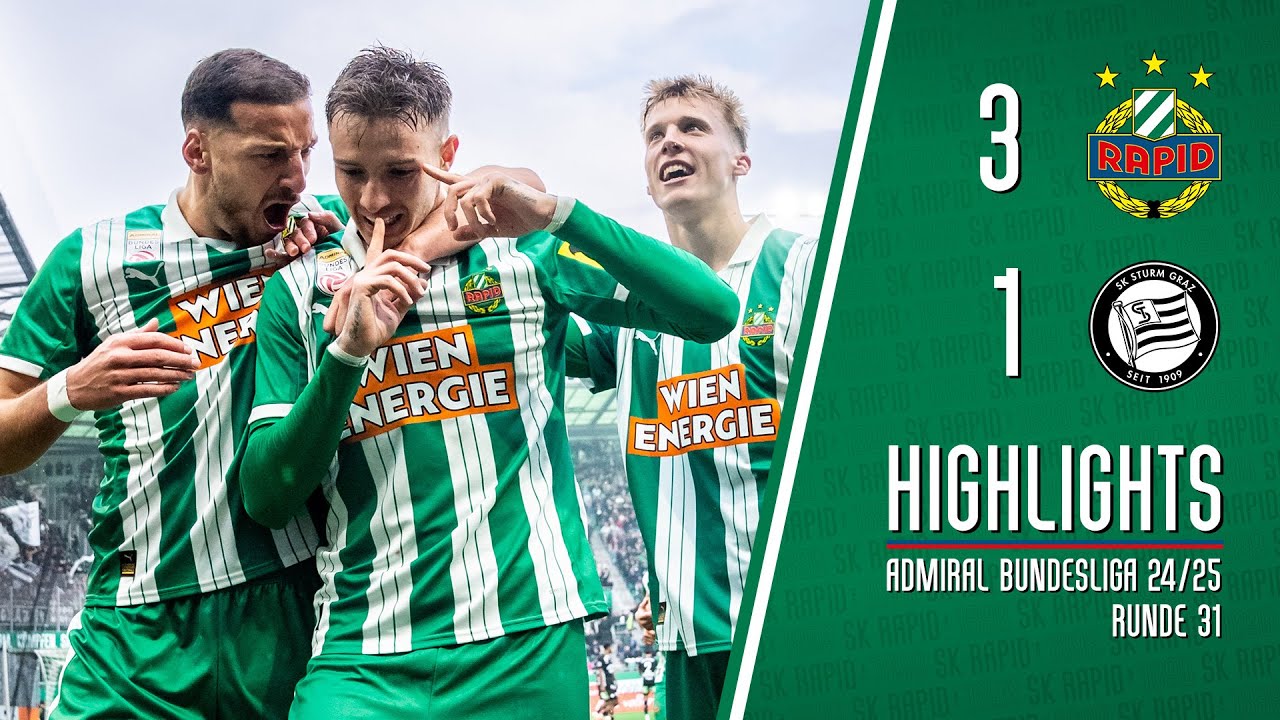 Highlights: SK Rapid &ndash; SK Sturm Graz