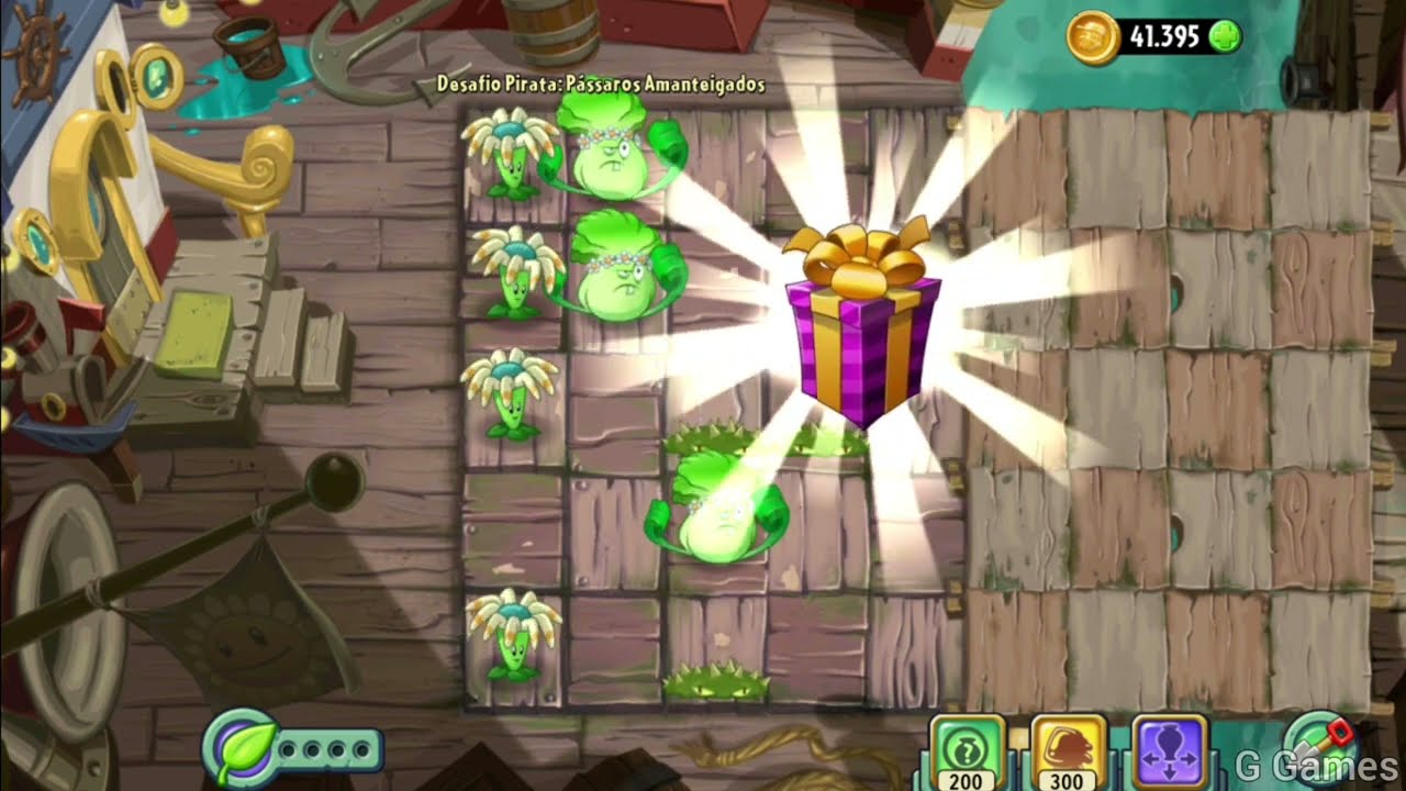 Quebravaso: Pacote de Desafios Pirata 3 - Plants Vs Zombies 2