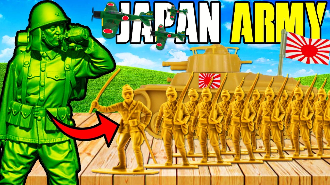 Я создал армию Японии времён Второй мировой войны в Army Men...