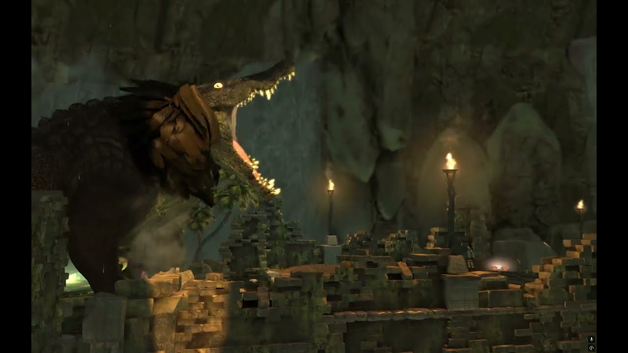 Lara Croft and the Temple of Osiris. Проходження №3 — Водоспад Себека