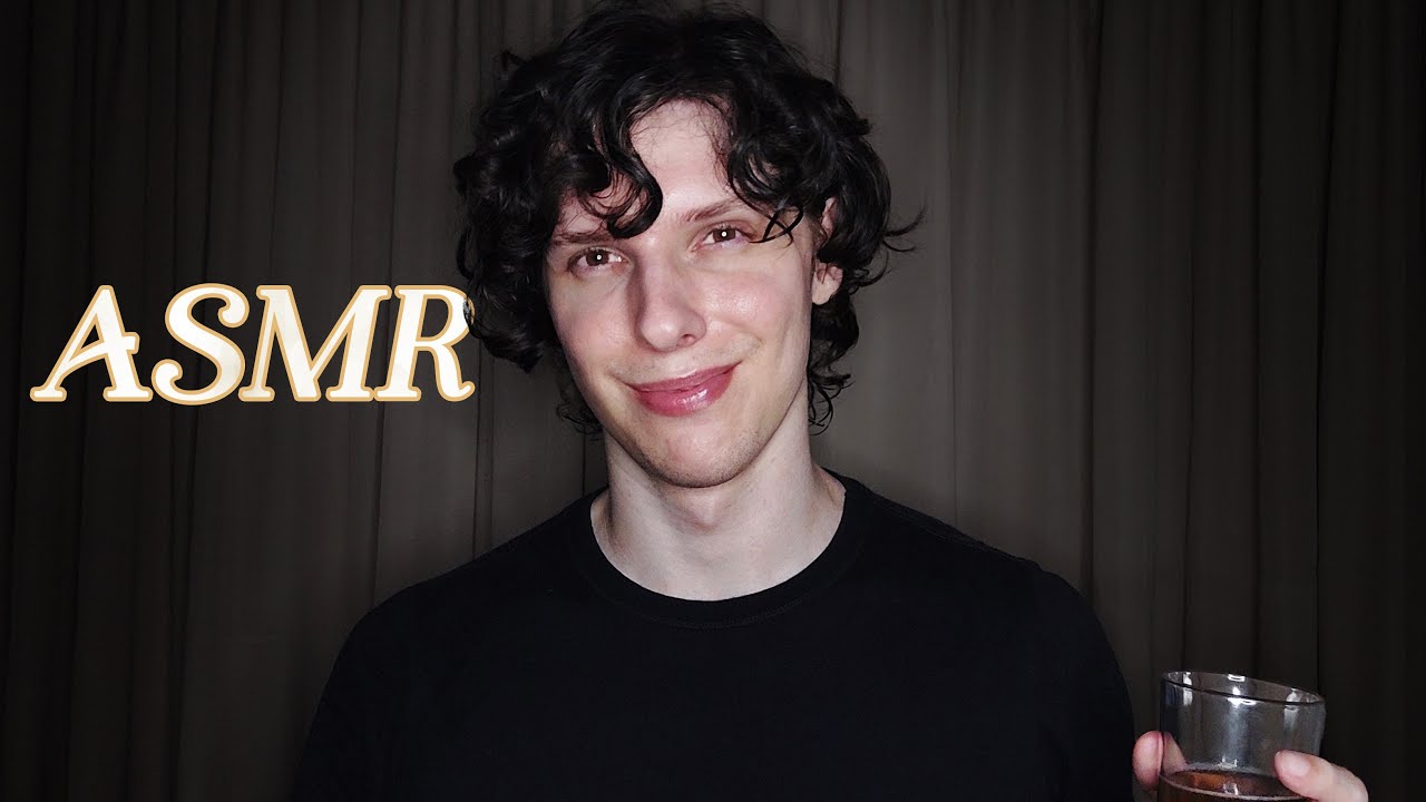 ASMR flirting with you at a new year's party
