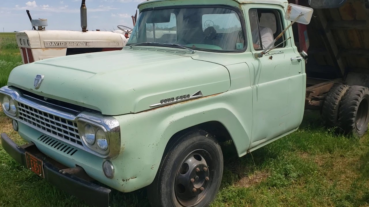 Lot 3 1958 Ford June 29th Girdeen online auction Northville SD benmeyerauctions.com
