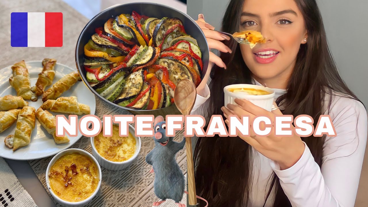 NOITE FRANCESA | croissant + ratatouille + crème brûlée *jantar completo