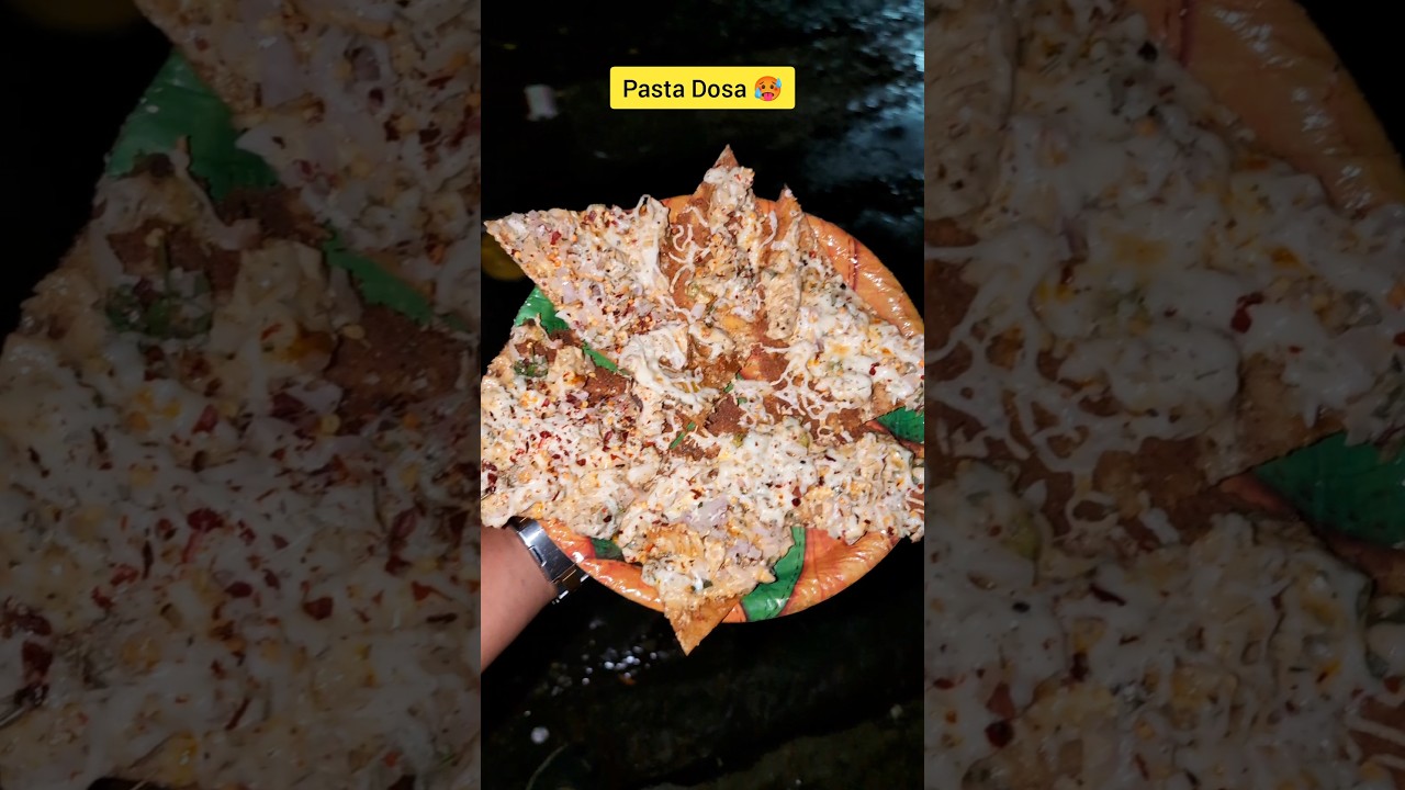 Hyderabadi Street Style Pasta Dosa recipe 🤤🔥