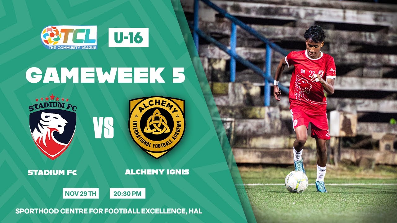 The Community League U-16 | Gameweek 5 | Match 4 | Stadium FC vs Alchemy Ignis