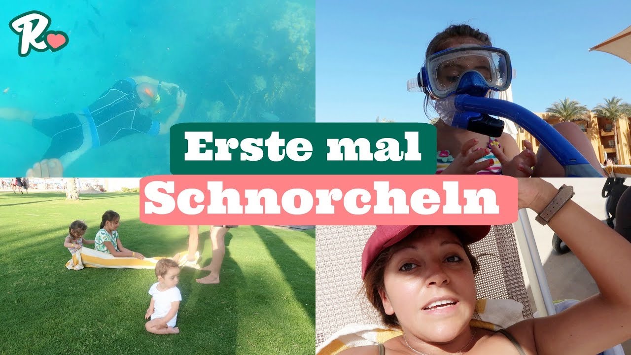 Das erste mal Schnorcheln im Meer - Spa&szlig; am Strand - Familien Urlaub   Vlog#957 Rosislife