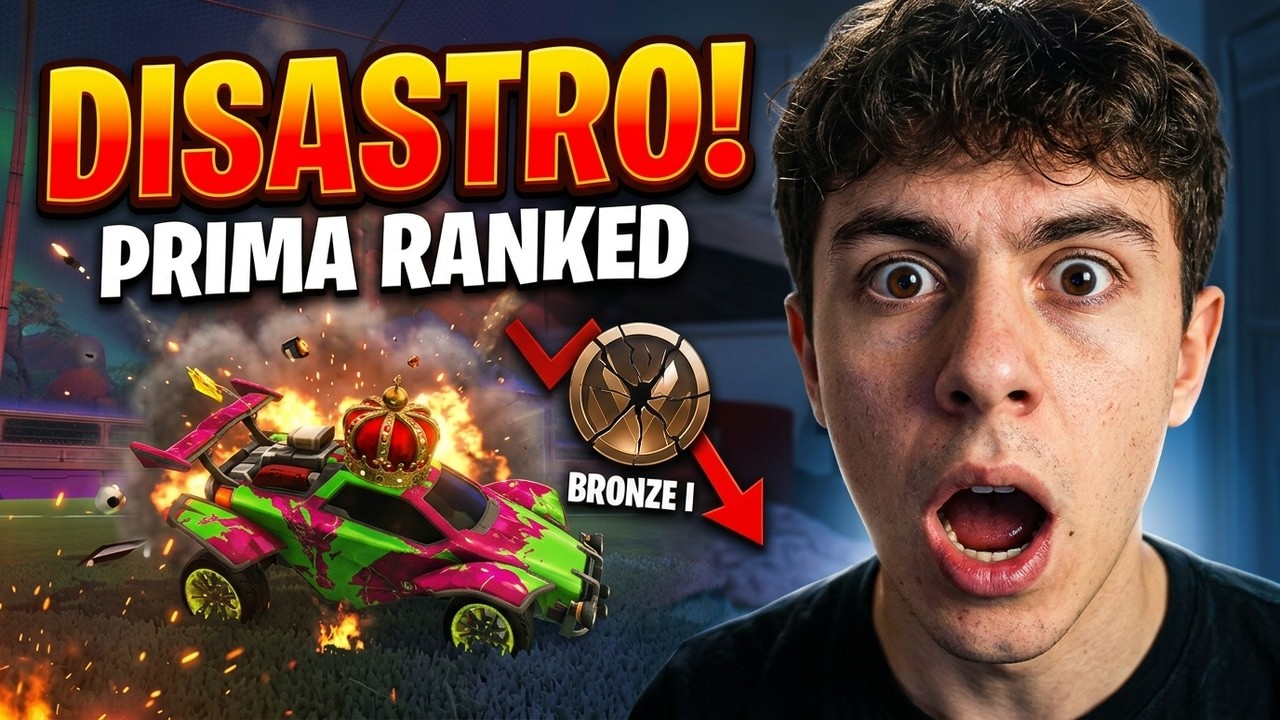 LA MIA PRIMA RANKED SU ROCKET LEAGUE: UN DISASTRO