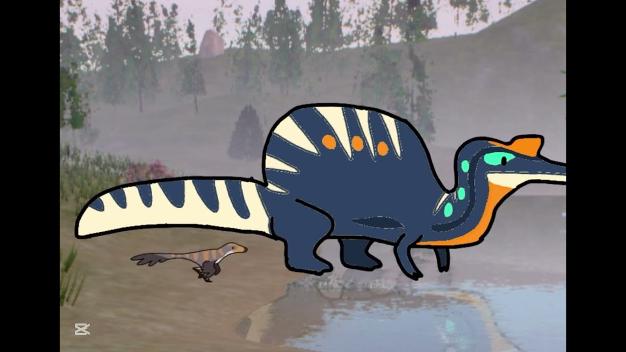 Velociraptor isn’t just a dog sized turkey | The Cursed Isle #capcut #flipaclip