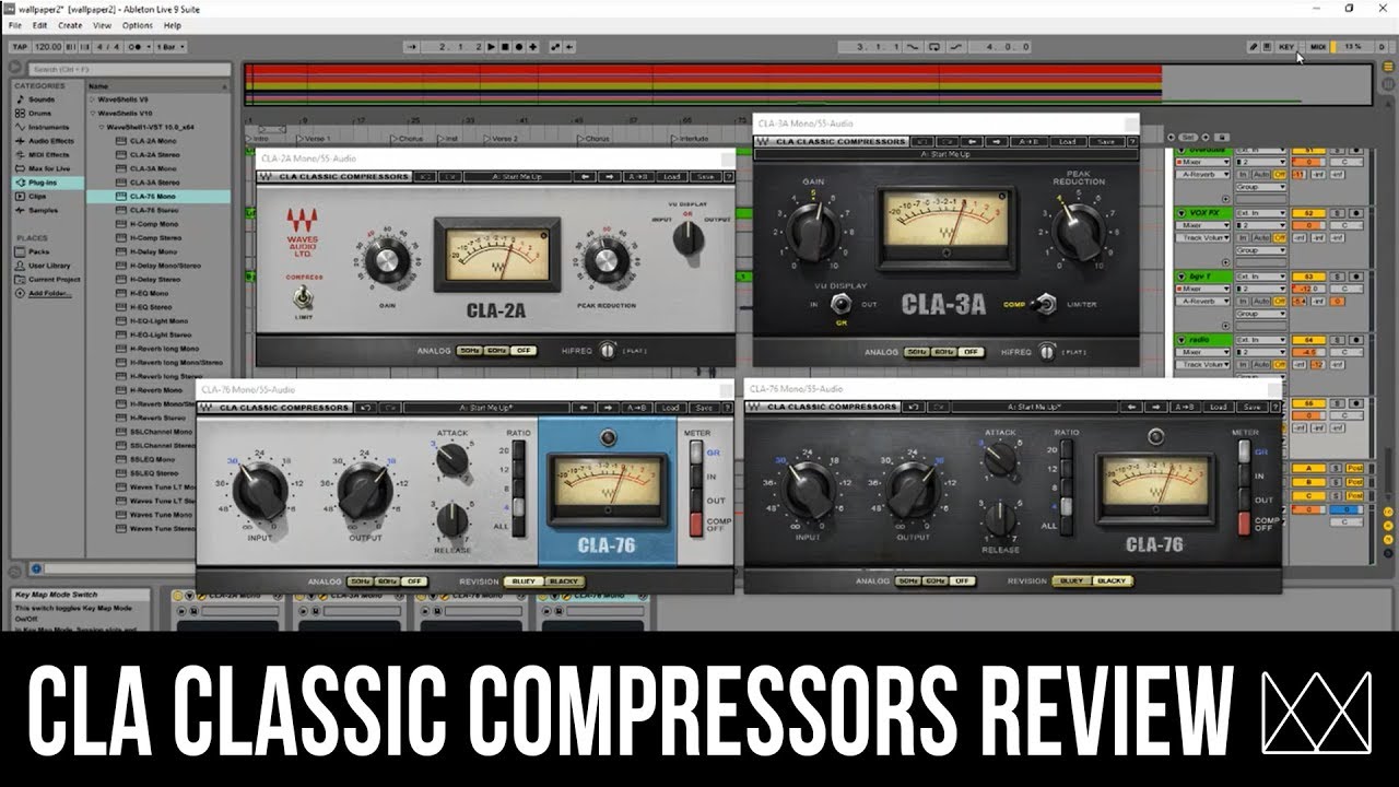Waves CLA Classic Compressors - Review & Demo