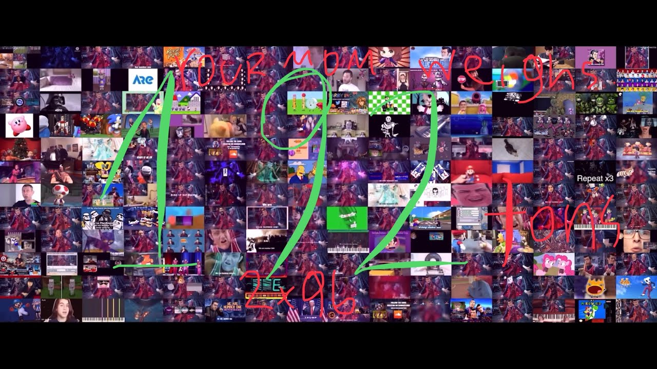 We Are Number One but it’s a clean mashup of 192 versions! (PERFECT SYNC 3: I NEEDA PEE!)