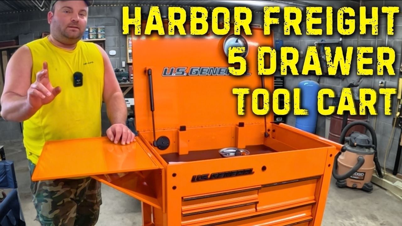 I Bought The CHEAP Harbor Freight 5-Drawer Tool Cart – Is It Worth It?