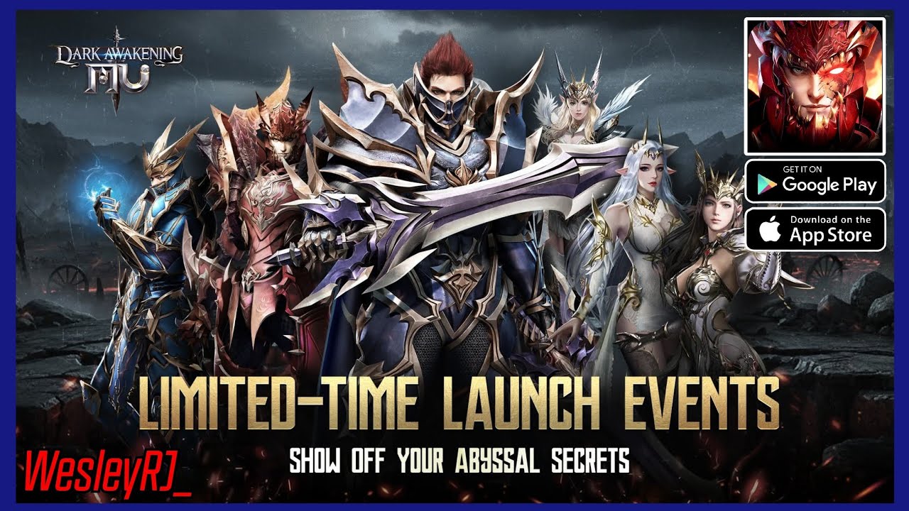 MU DARK AWAKENING | GAMEPLAY, NOVO MMORPG, CLASSES, SKILLS, FARM AFK, UPGRADES (Android/IOS) GRÁTIS