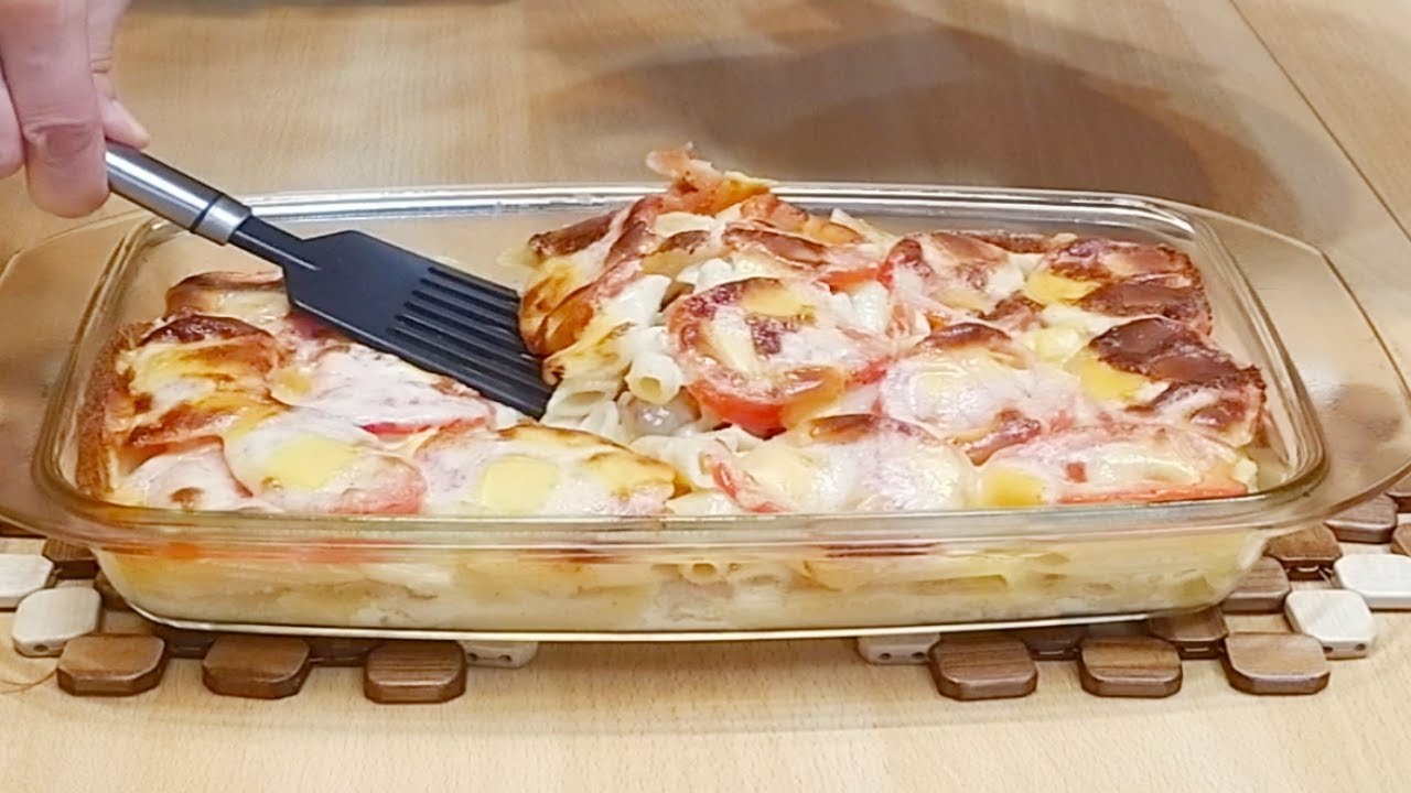通心粉最好吃的做法，Baked Macaroni with Turkey and Tomatoes。火鸡肉，西红柿和通心粉的完美搭配，简单美味。
