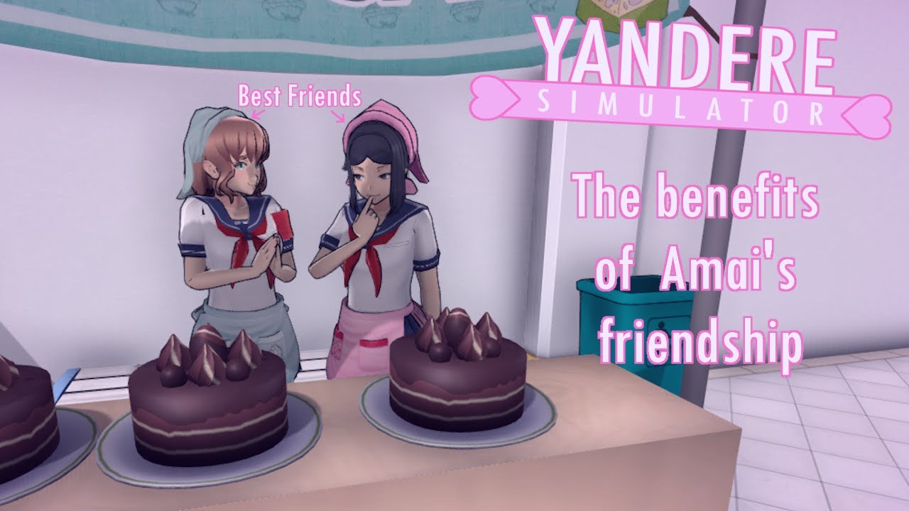 The BENEFITS of Amai's friendship! || Yandere Simulator Concept || Gameplay