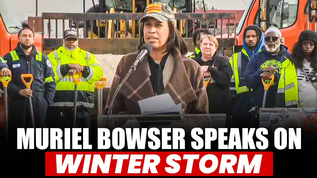LIVE: Washington DC Mayor Muriel Bowser speaks on preparations for major winter storm