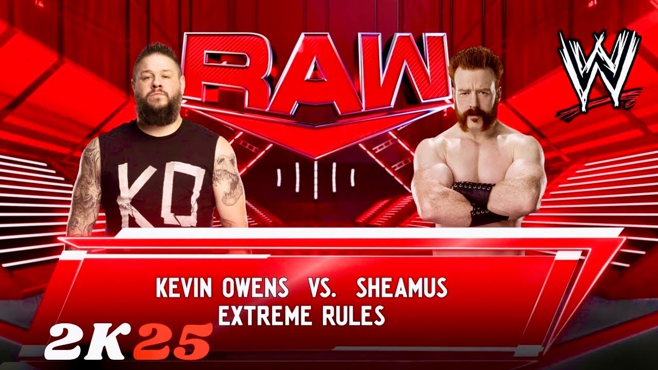 KEVIN OVENS VS SHEAMUS | BEST FIGHT | EXTREME RULES |  WWE2K25 