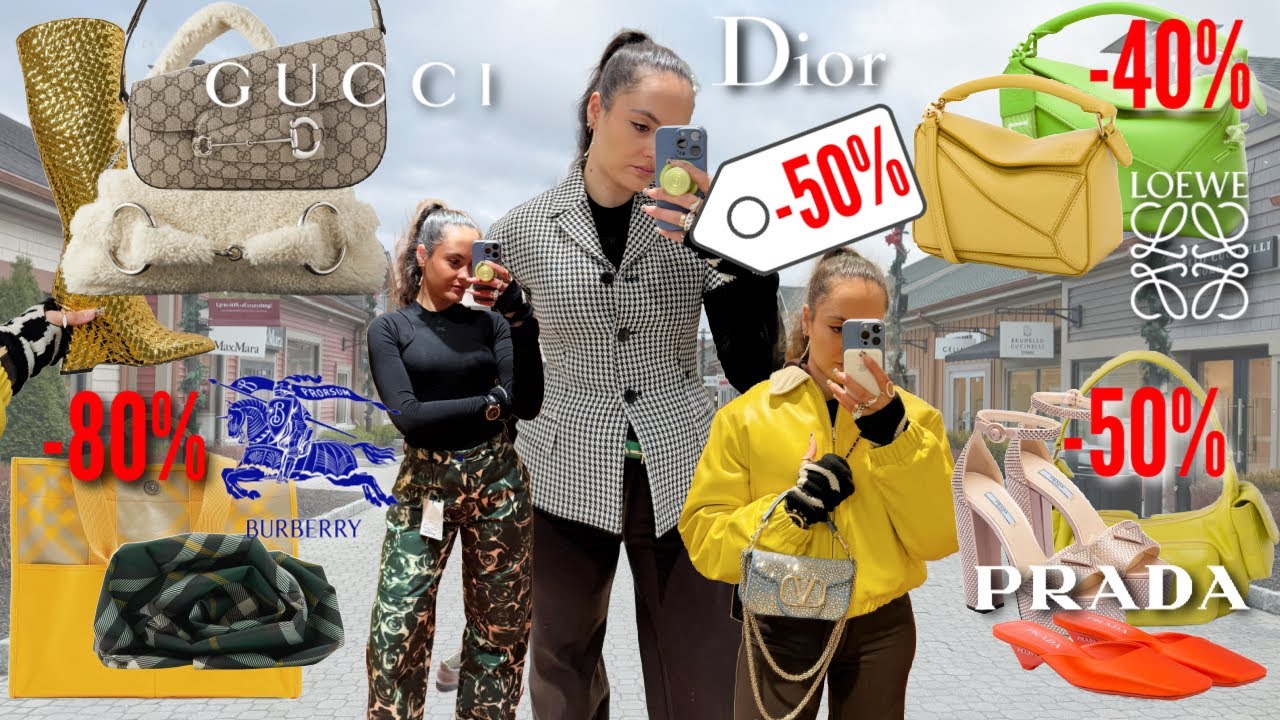 Woodbury Common LUXURY OUTLET Shopping Vlog ft. Bottega, Valentino, Fendi etc
