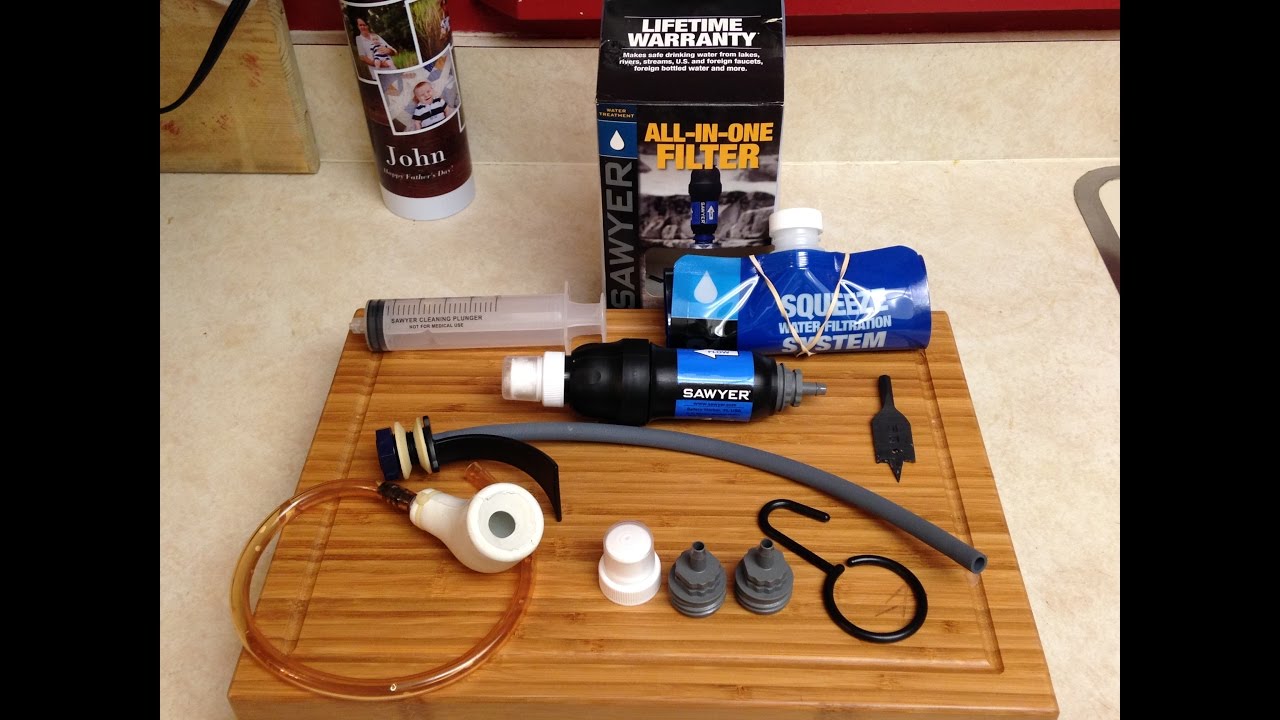 The Sawyer All-in-One Water Filter Kit.