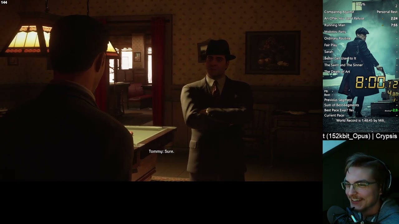 Mafia Definitive Edition Any% in 1:59:06 on 23/09/2022