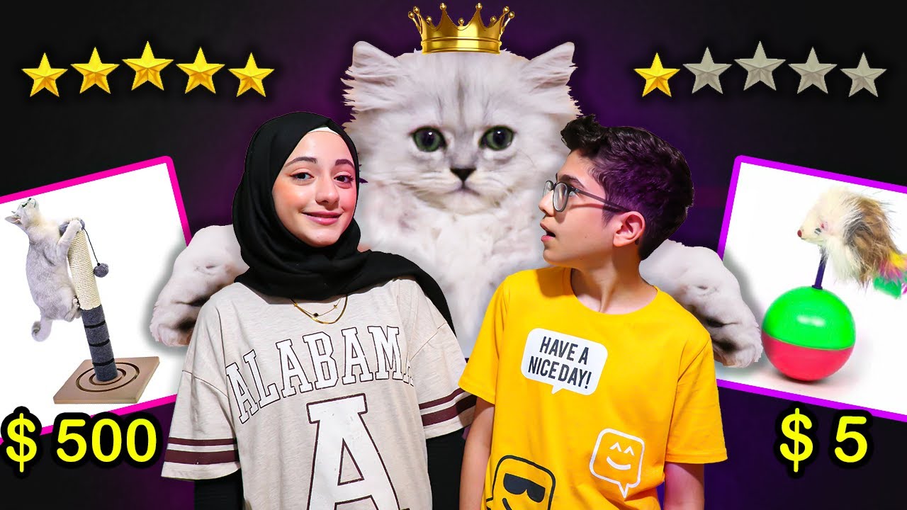 جربنا أشياء رخيصة و غالية من النت للقط ( ليو )