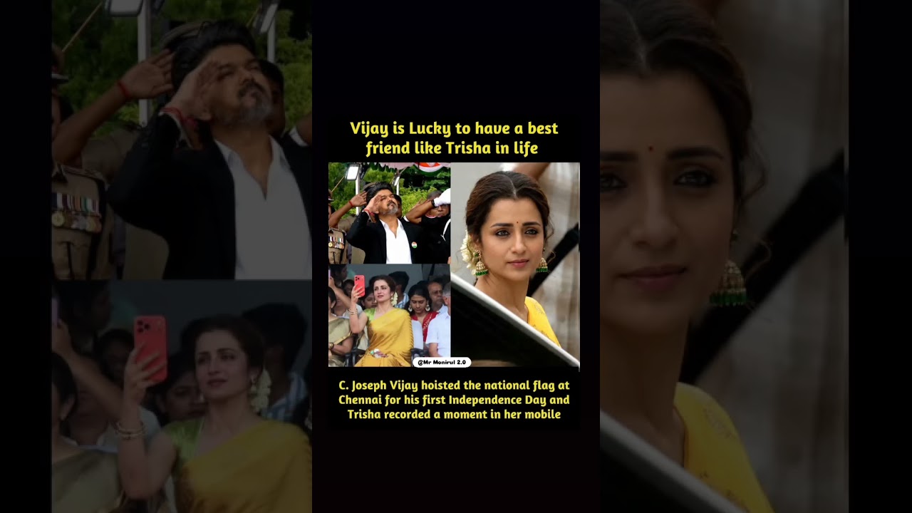 Vijay is lucky to have a best friend like Trisha life