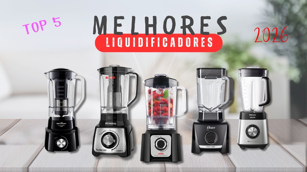 Os Melhores Liquidificadores de 2026 | Comparativo Completo + Melhor até 500 Reais