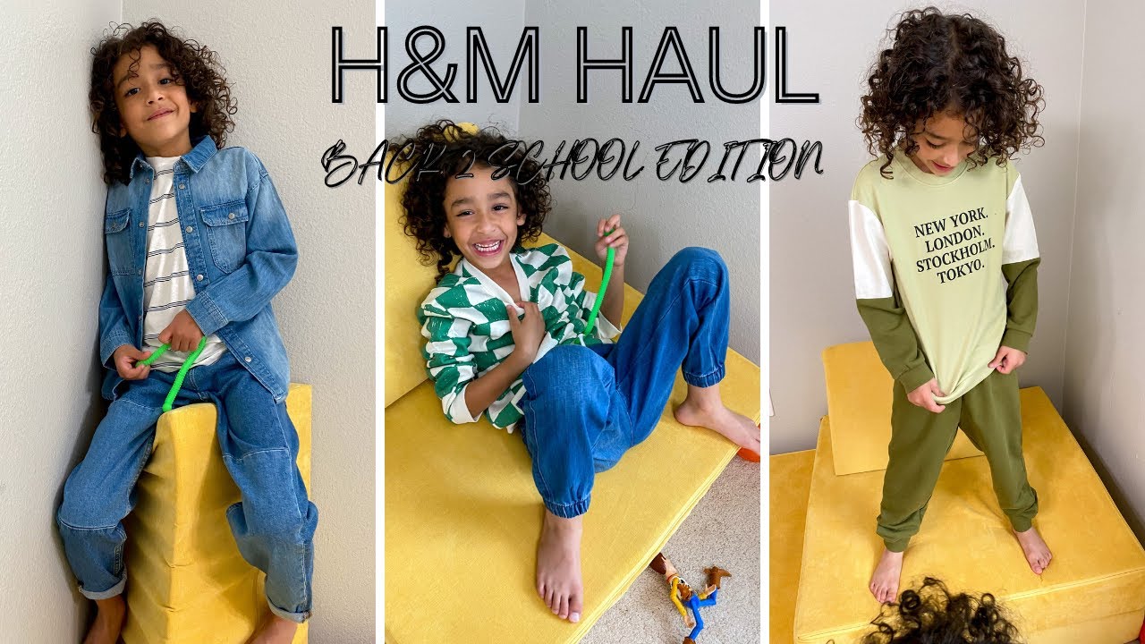 KIDS H&M HAUL | SCHOOL EDITION