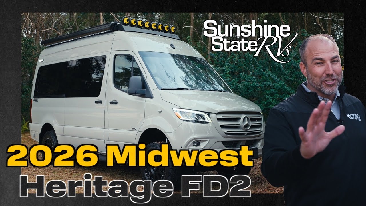 2026 Midwest Heritage FD2 AWD Class B RV – FIRST ONE IN THE COUNTRY! | New Mercedes Overland Chassis