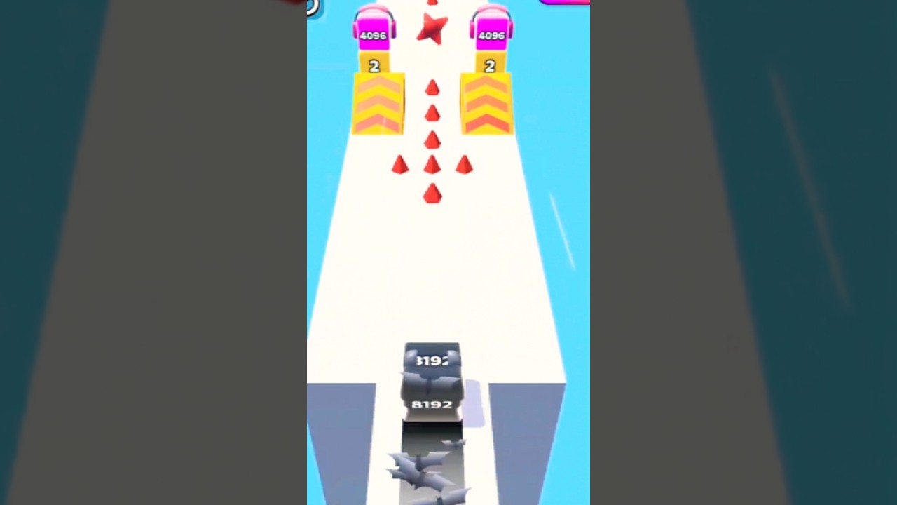 Jelly Run 2048 Infinity Game Cube Android IOS Walkthrough #gameplay #trending #gaming