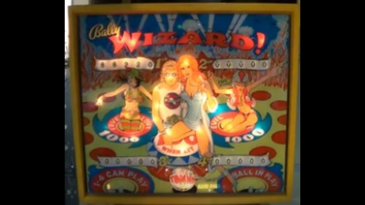 WIZARD PINBALL MACHINE BY BALLY 1975
