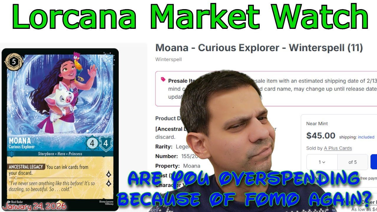 Are you repeating the same mistake with Winterspell? Lorcana Market Watch