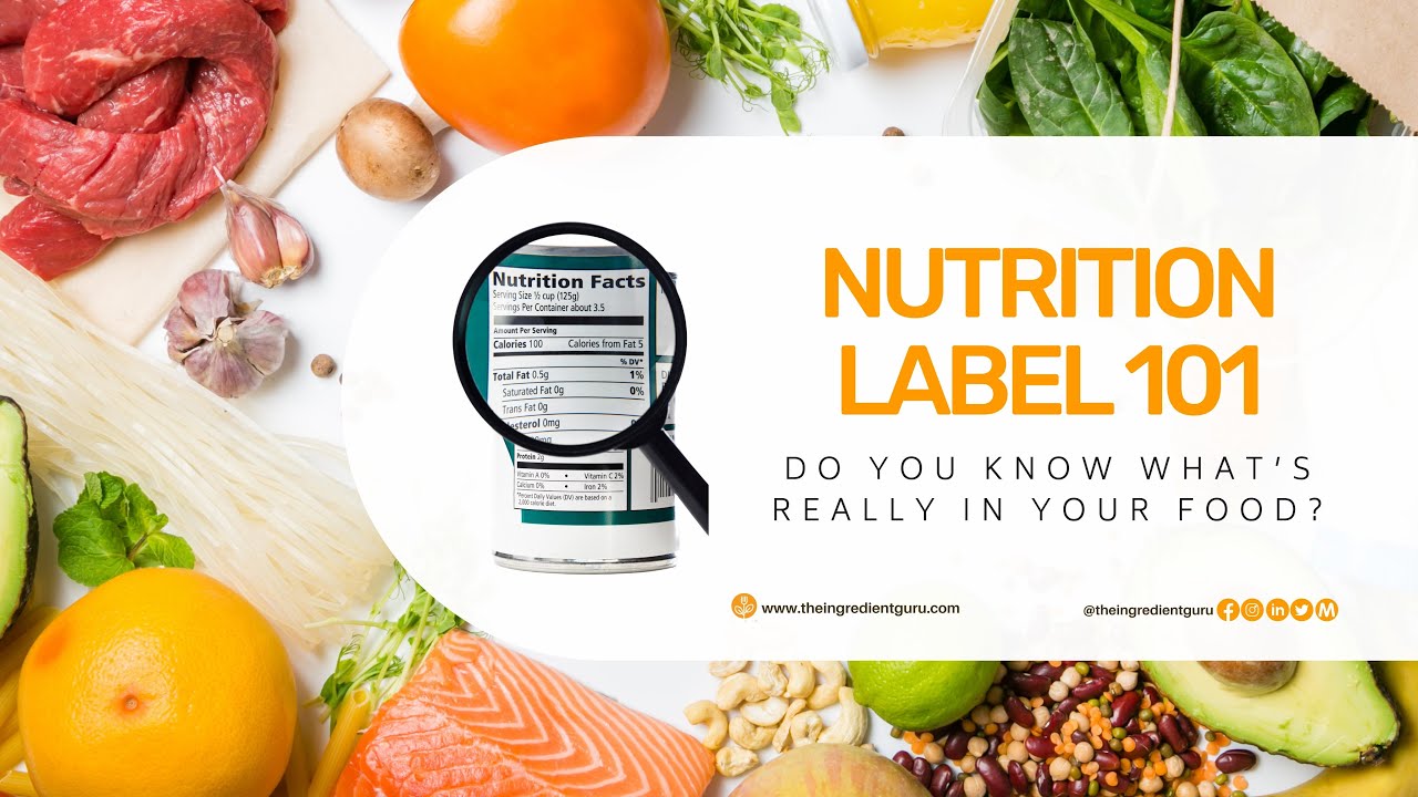 Nutrition Label 101 - How to Read the Food Label | Mira Dessy, The Ingredient Guru