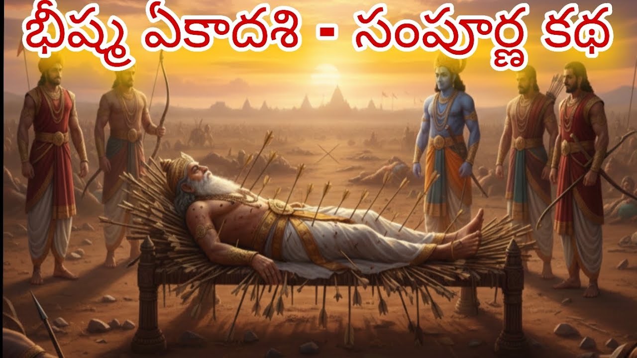 భీష్మ ఏకాదశి కథ | Bhishma Ekadashi Story in Telugu 🙏 | భీష్మ ఏకాదశి మహిమ |భీష్మ పితామహుని మోక్షం | 