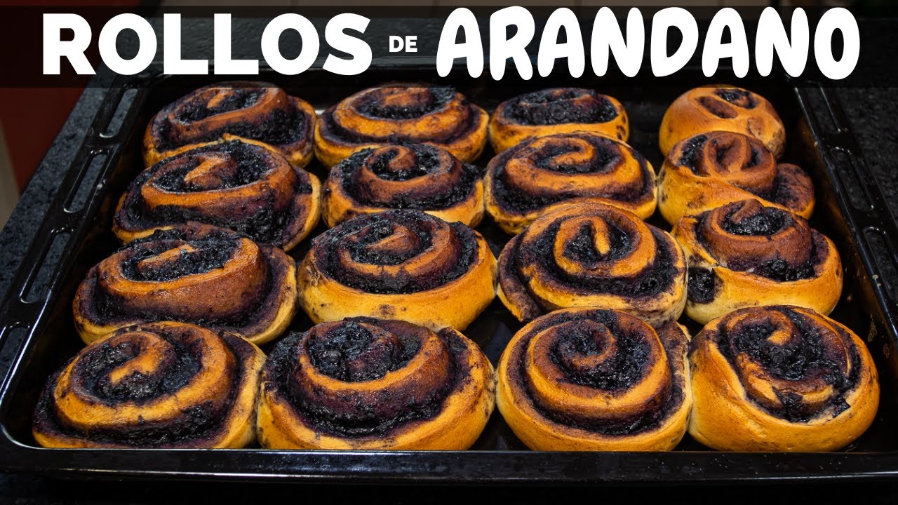 PAN Rollos de Arandano! Facil y Economicos | Abelca