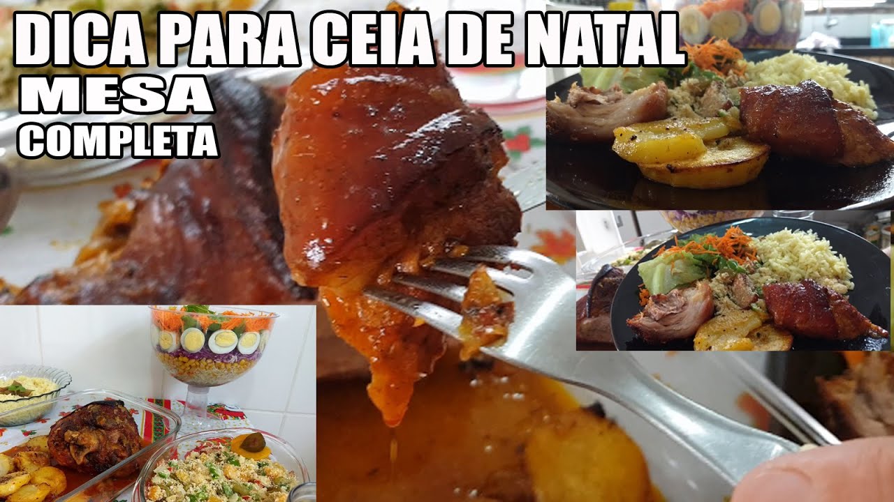 COMIDA DE FIM DE ANO CEIA DE NATAL - RECEITAS DA ROSA