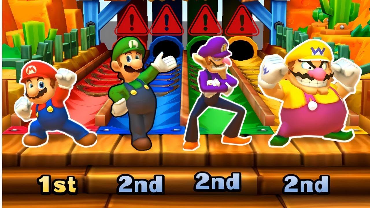 マリオパーティ アイランドツアー & スターラッシュ最強ミニゲーム対決！マリオが1位の座を奪取！？（CPU最強）