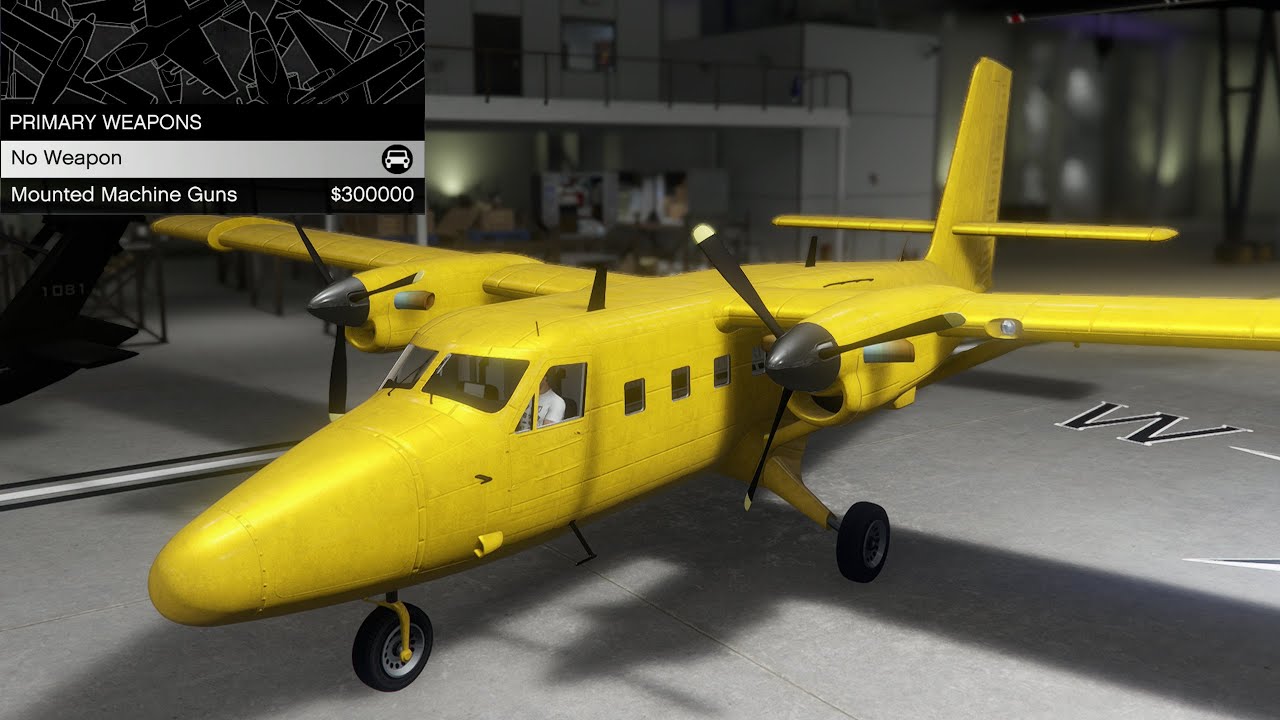 GTA 5 - DLC Настройка самолётов - Mammoth Streamer216 Plane