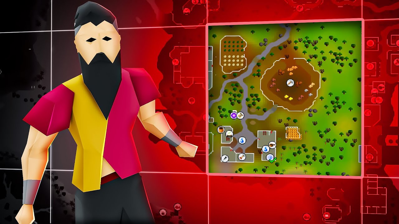 Самый ЗАБРОШЕННЫЙ город RuneScape — мой стартовый участок — Semi-Xtreme Rimmington OneChunk Ironm...