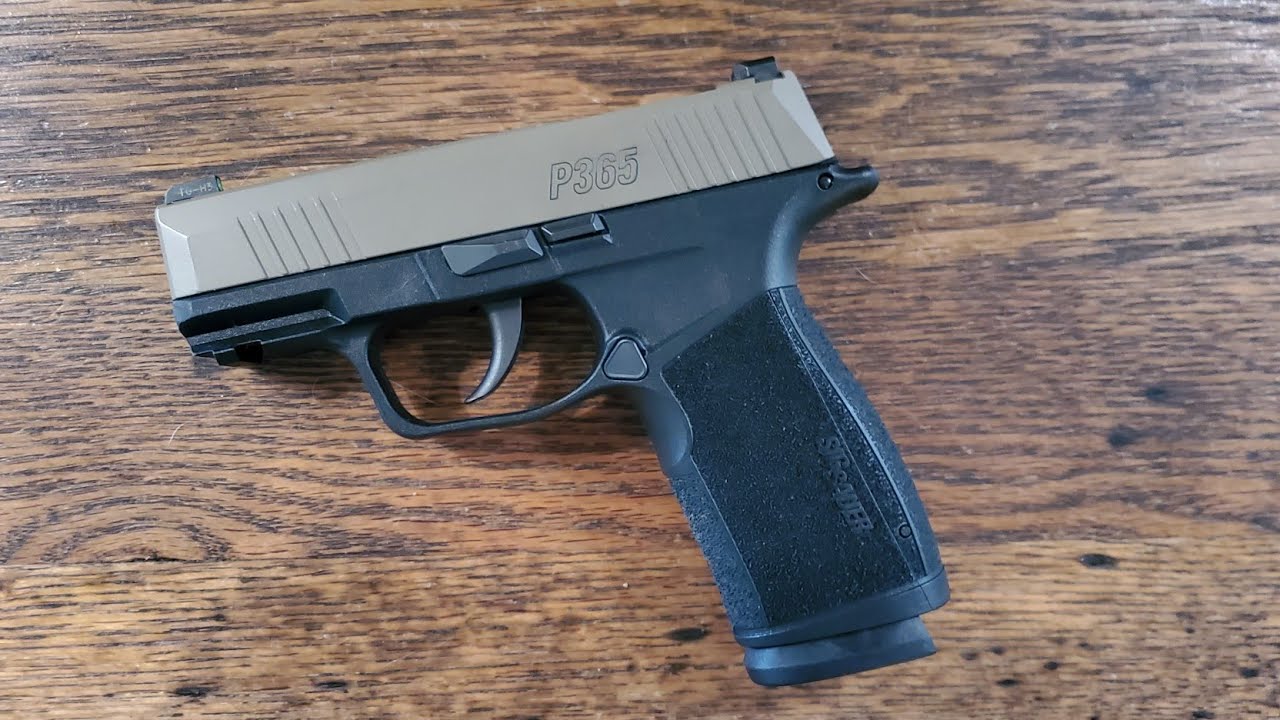 New Sig Sauer P365 XMacro Grip Cut To Fit The Original P365 Slide