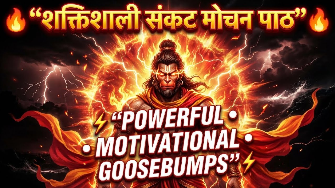 ⚡️संकट मोचन 🙏 हर डर, हर बाधा और हर संकट से रक्षा⚡️#hanuman #mantra #sankatmochan powerfull