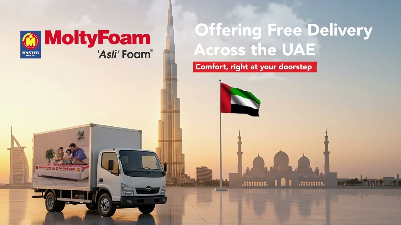 Molty Foam UAE &ndash; Free Delivery on All Mattresses & Sleep Accessories 🚚