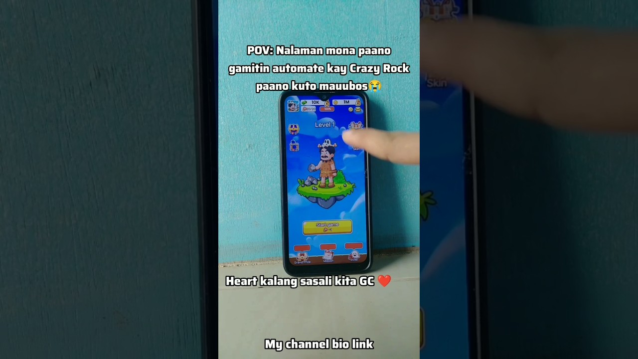 CRAZY ROCK FREE TRICKS 2025 | FREE GCASH #gcash #crazyrock #earningmoney #eariningapp
