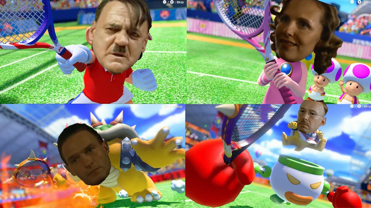 Hitler Plays Mario Tennis Aces