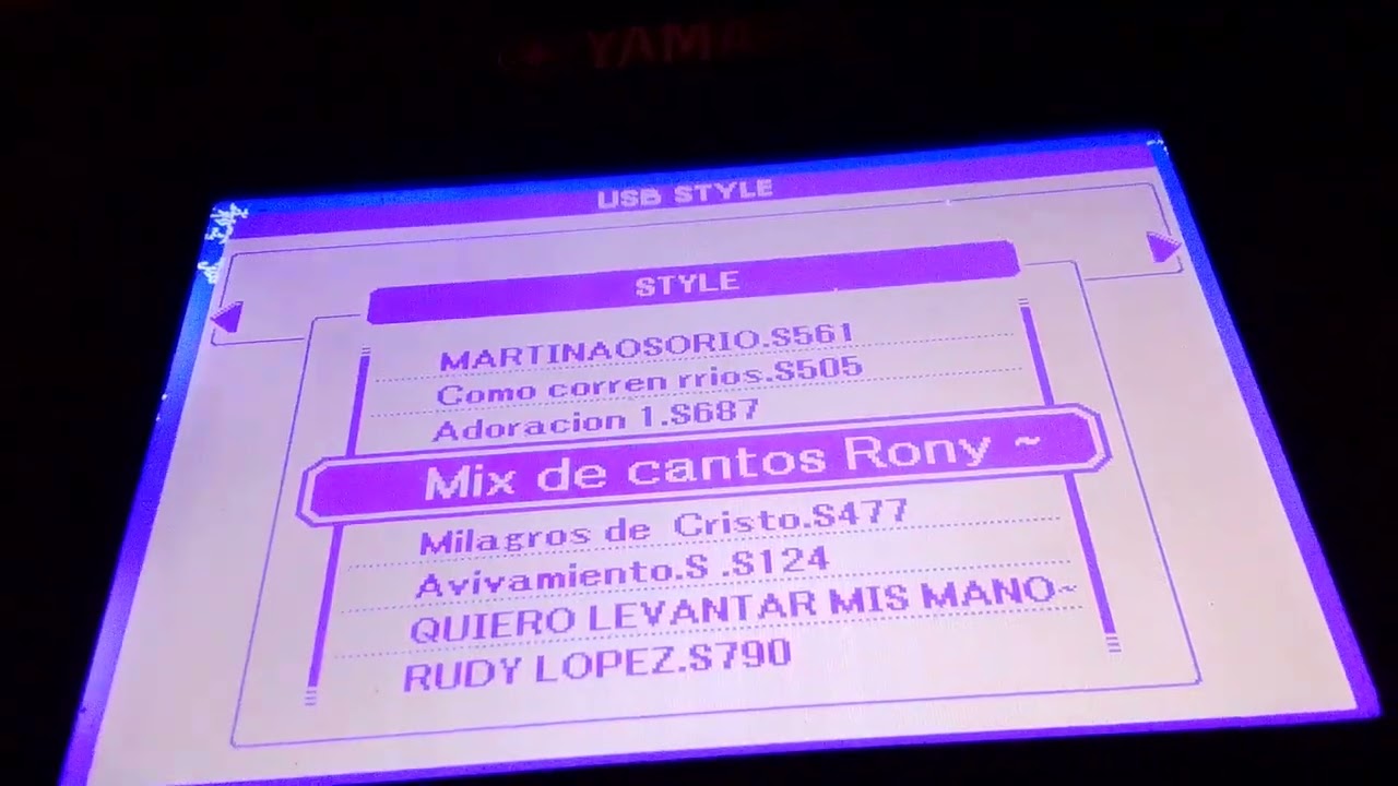Ritmo R0nY OrDoñes para Yamaha psr 