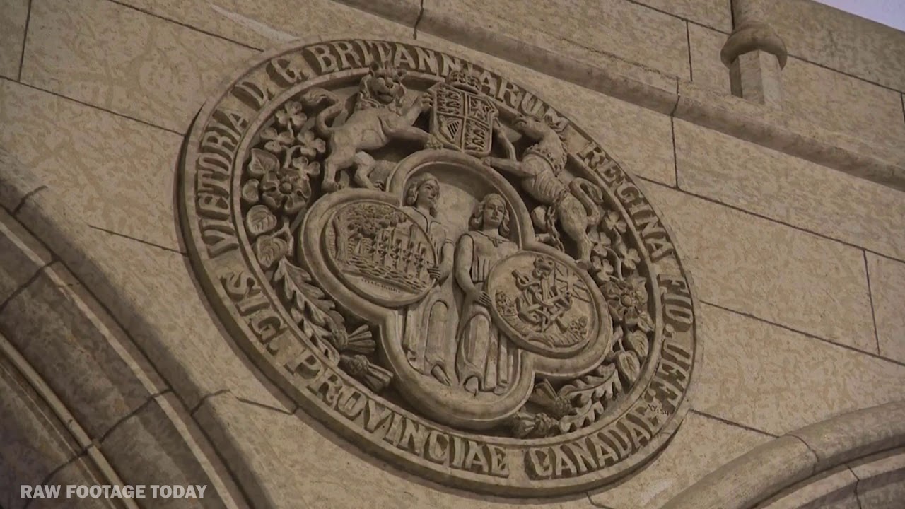 Inside the Centre Block renovation of the Canadian Parliament