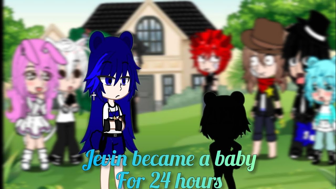 Jevin turns into a baby for 24 hours 😳.||part 1|| sprunki || #gacha #inshot #gachaclub